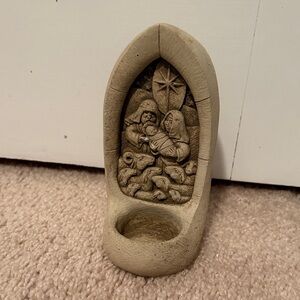 Nativity Scene Candle Holder